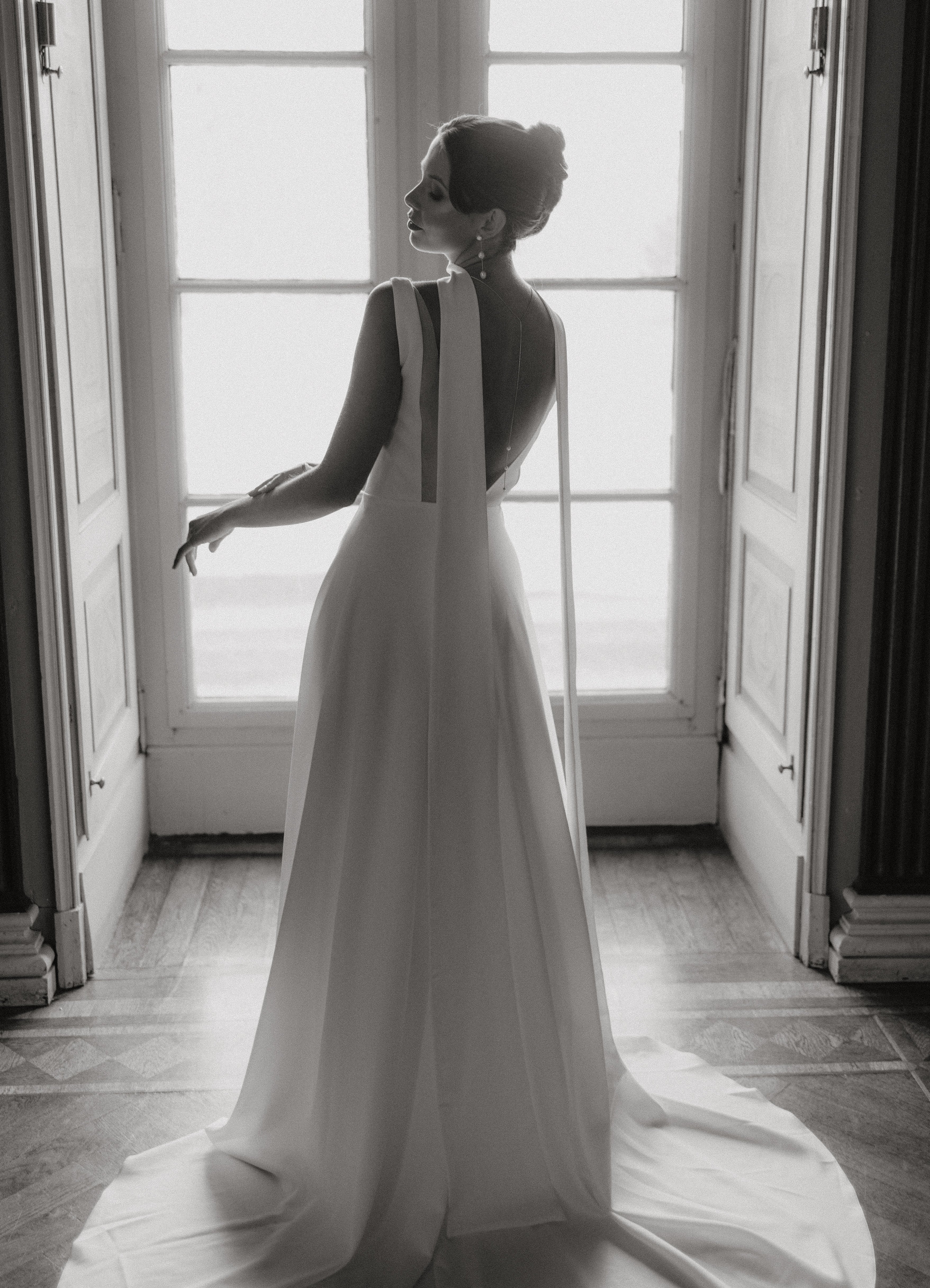 Brautschal Satin
