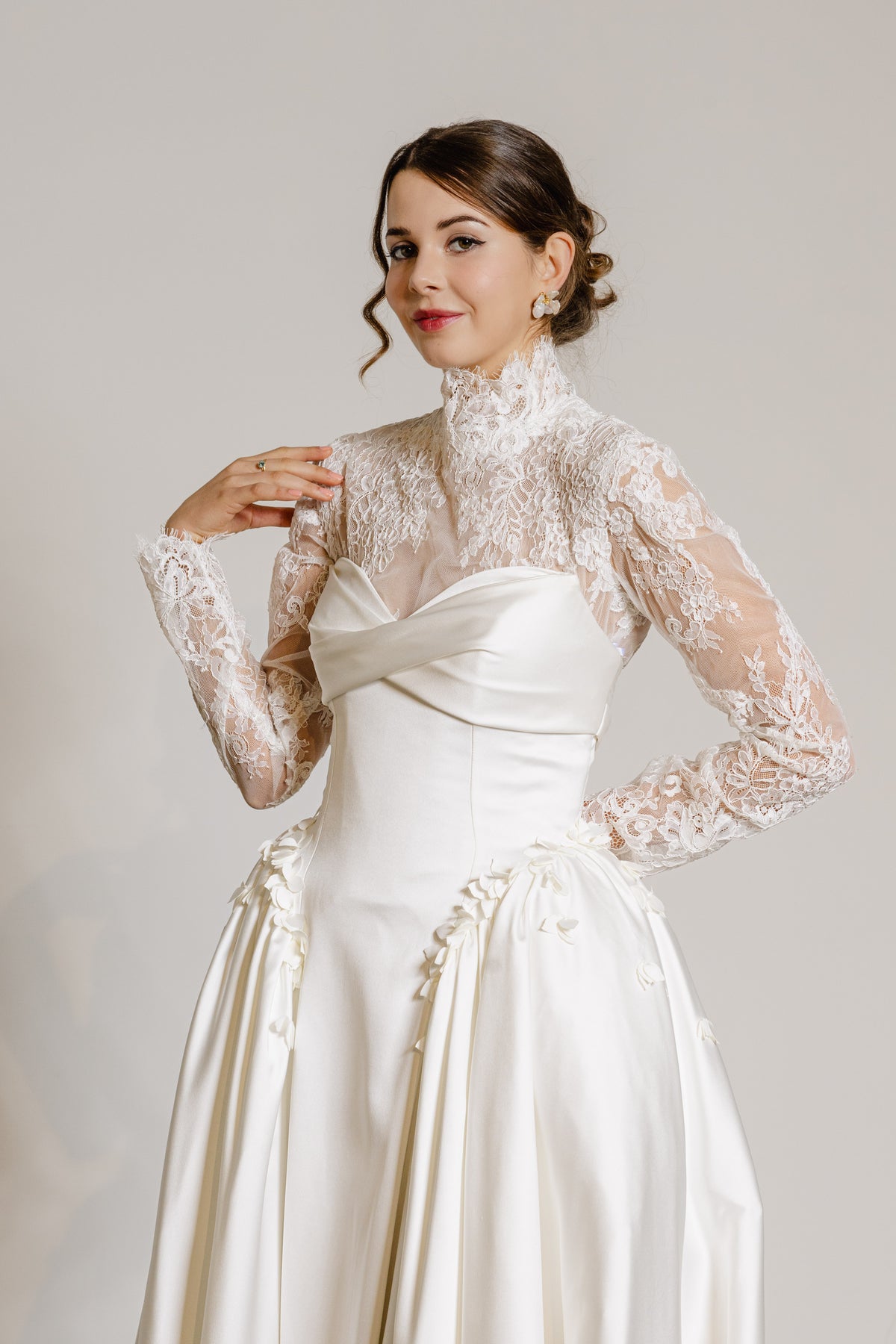 Bridal topper - Organza