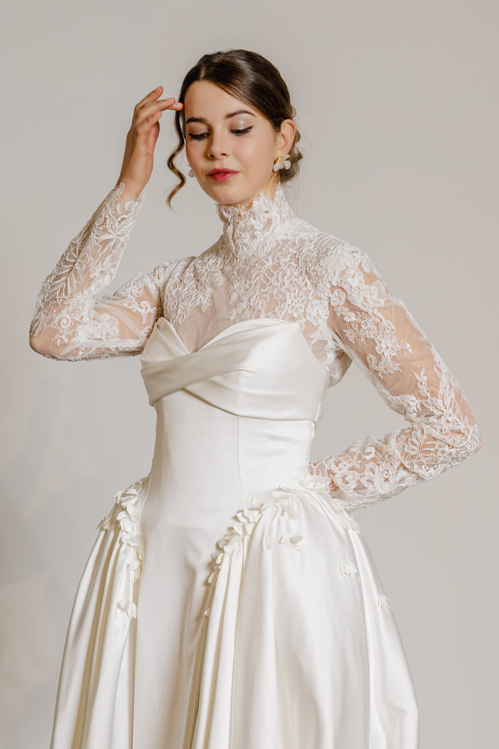 Bridal topper - Organza
