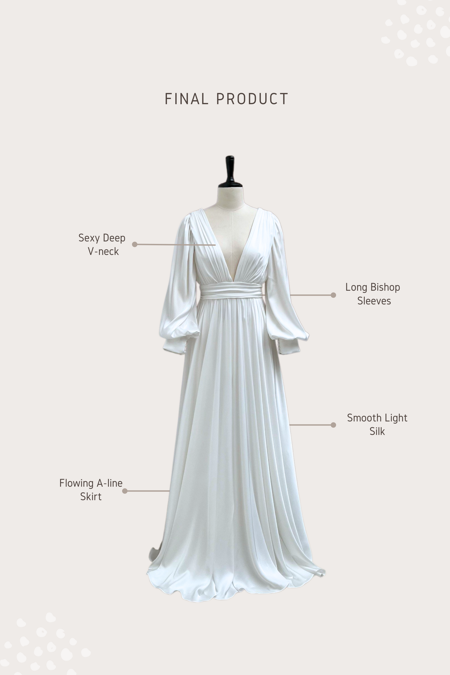 BESPOKE - wedding dress | civil wedding dress