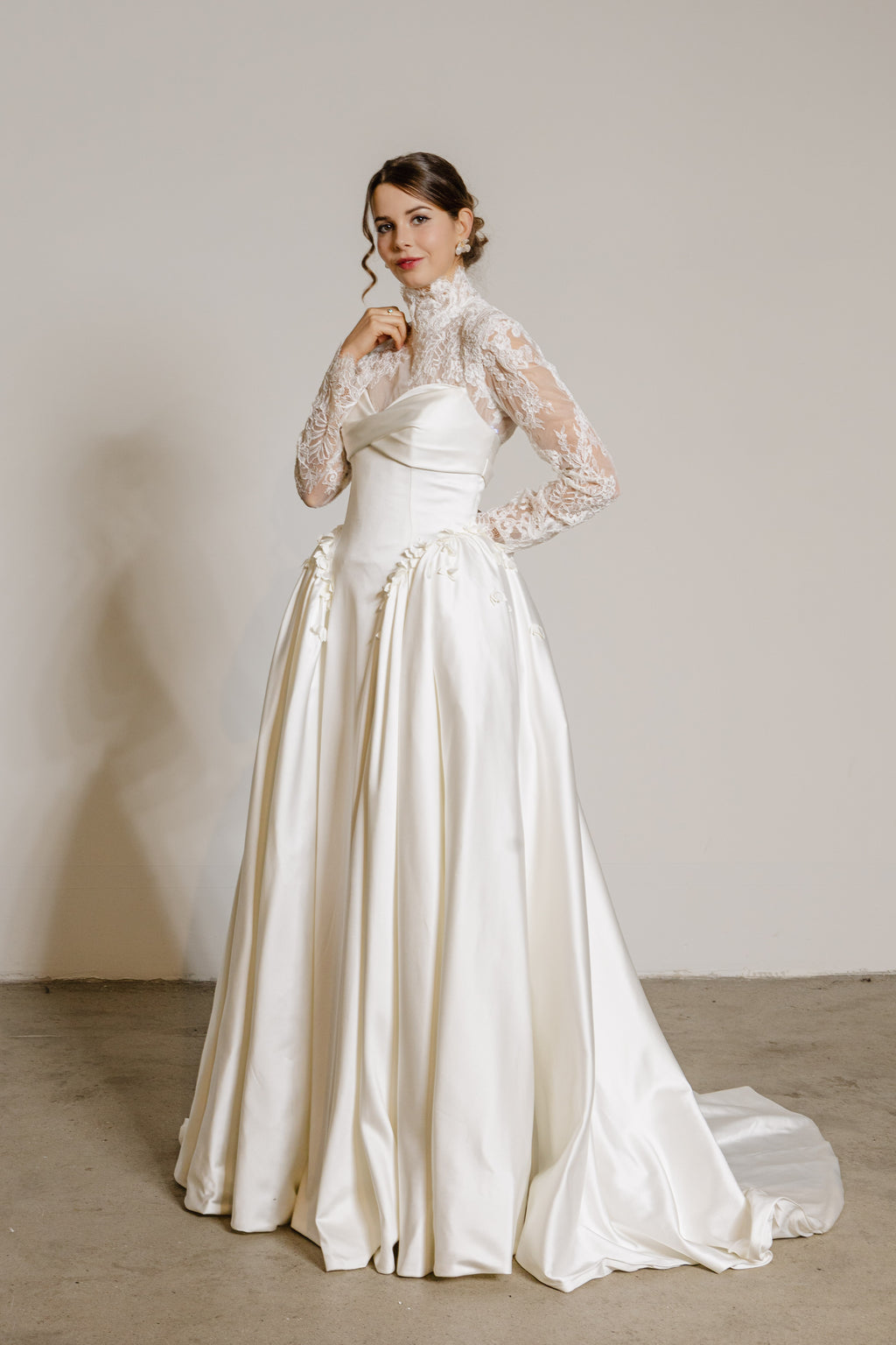 Bridal topper - Organza