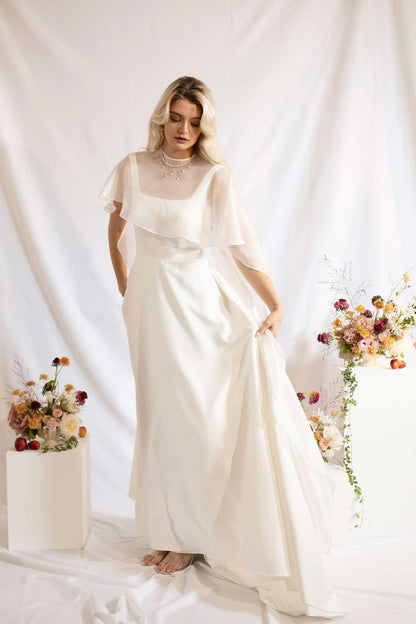 Bridal cape