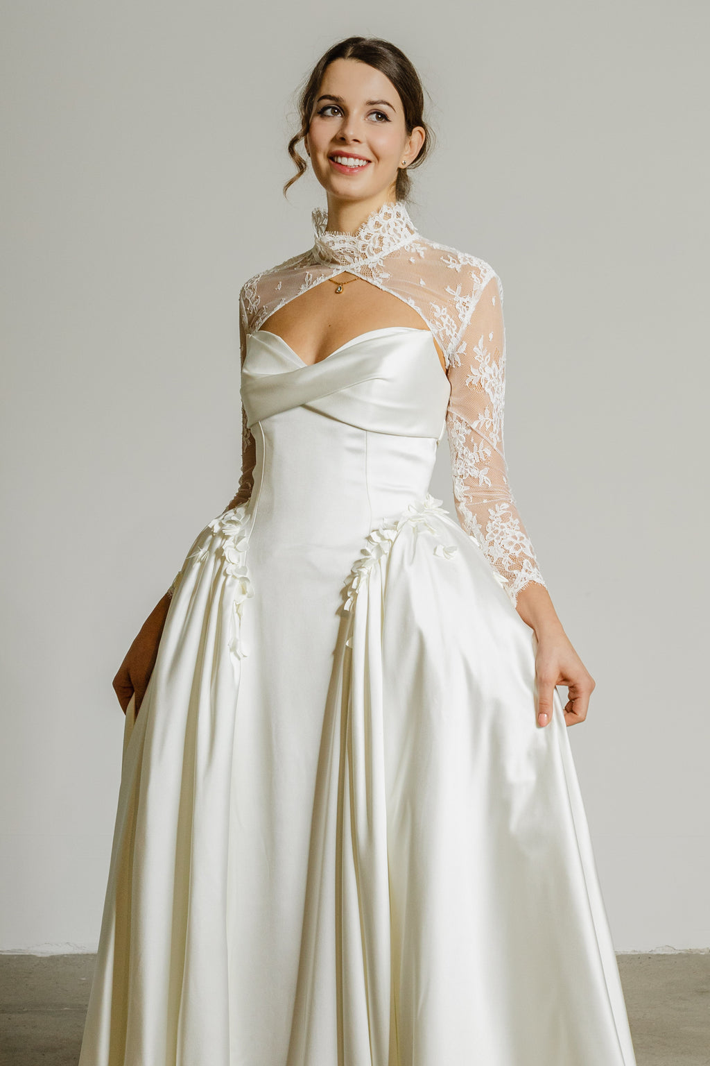 Bridal topper - Organza
