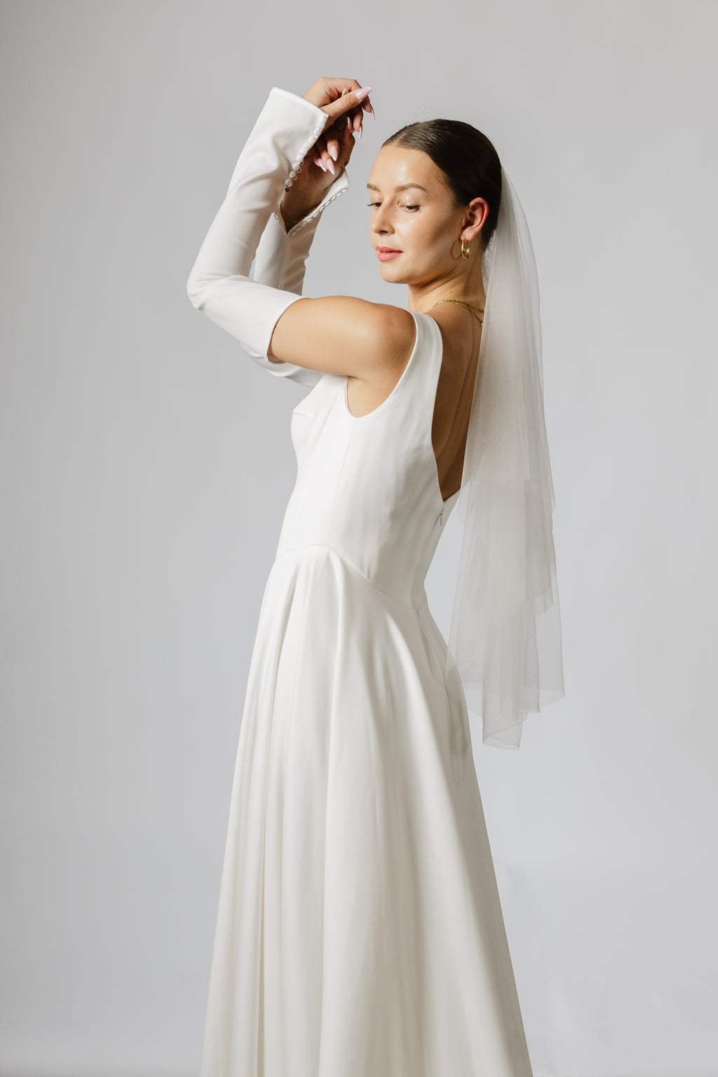 Gants de mariée en satin