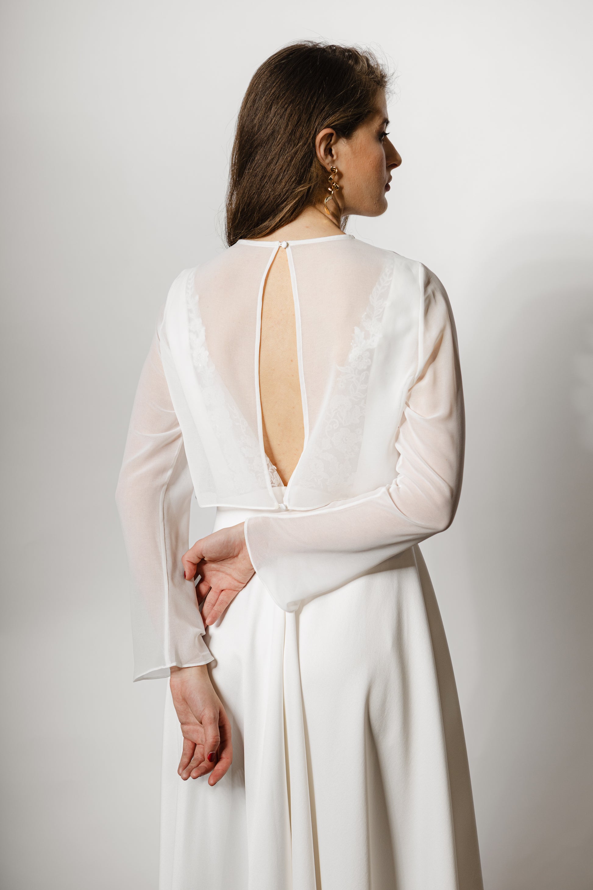 Braut Bluse - Chiffon