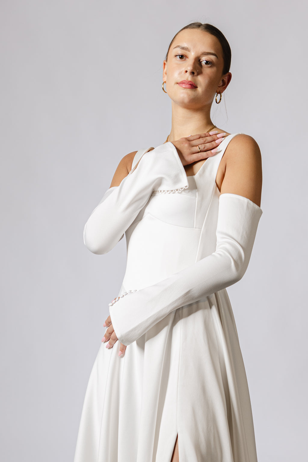 Gants de mariée en satin