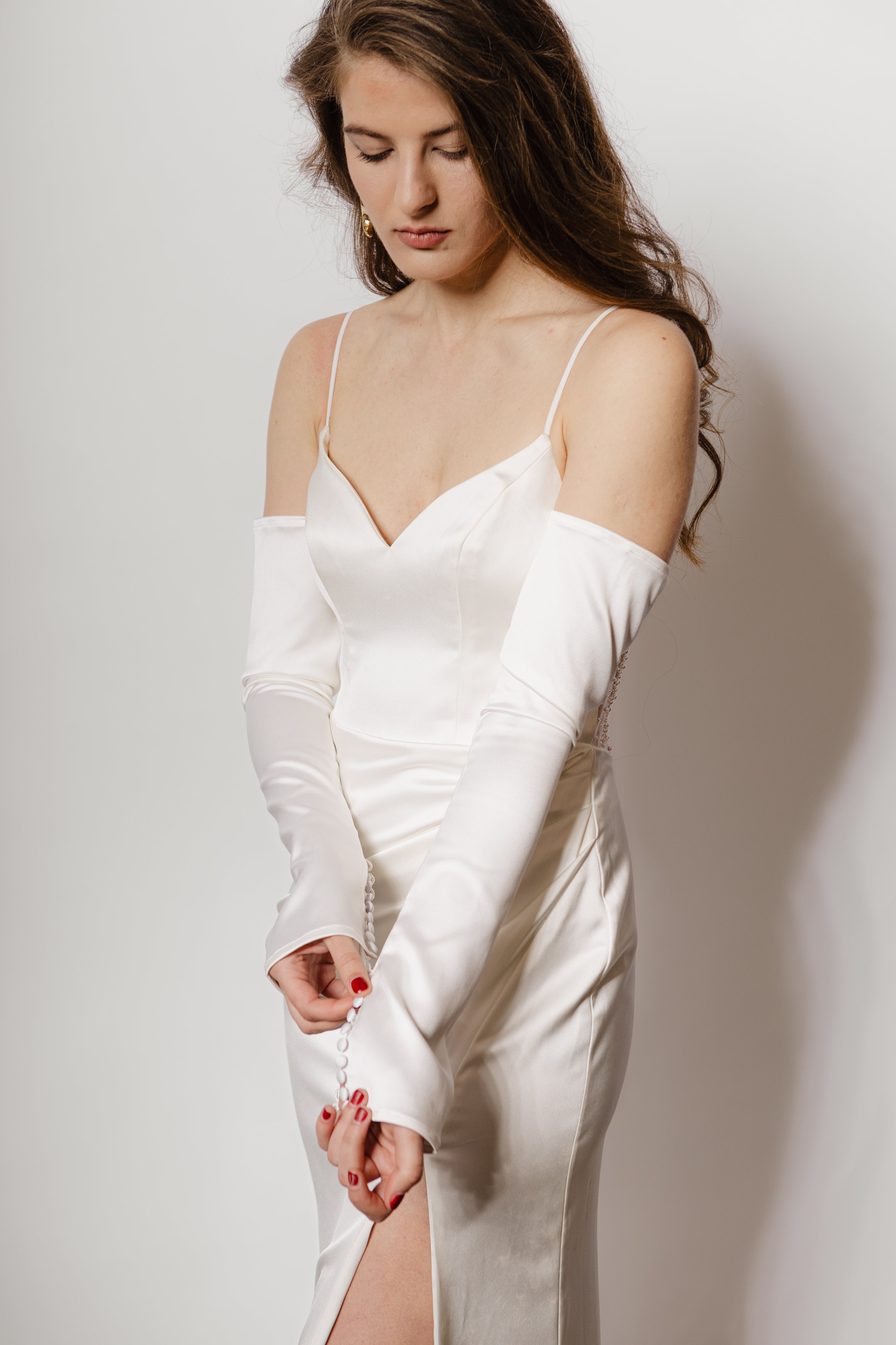 Bridal gloves Satin