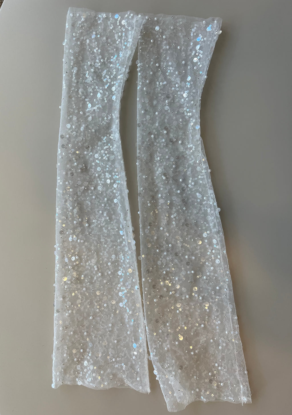 Gants de mariée à fleurs
