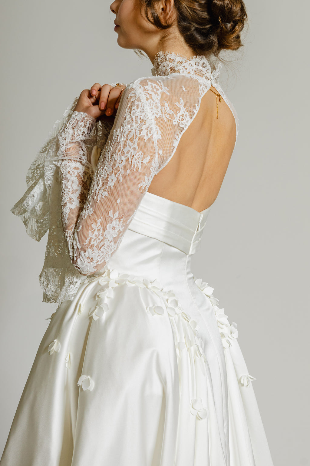 Bridal topper - Organza