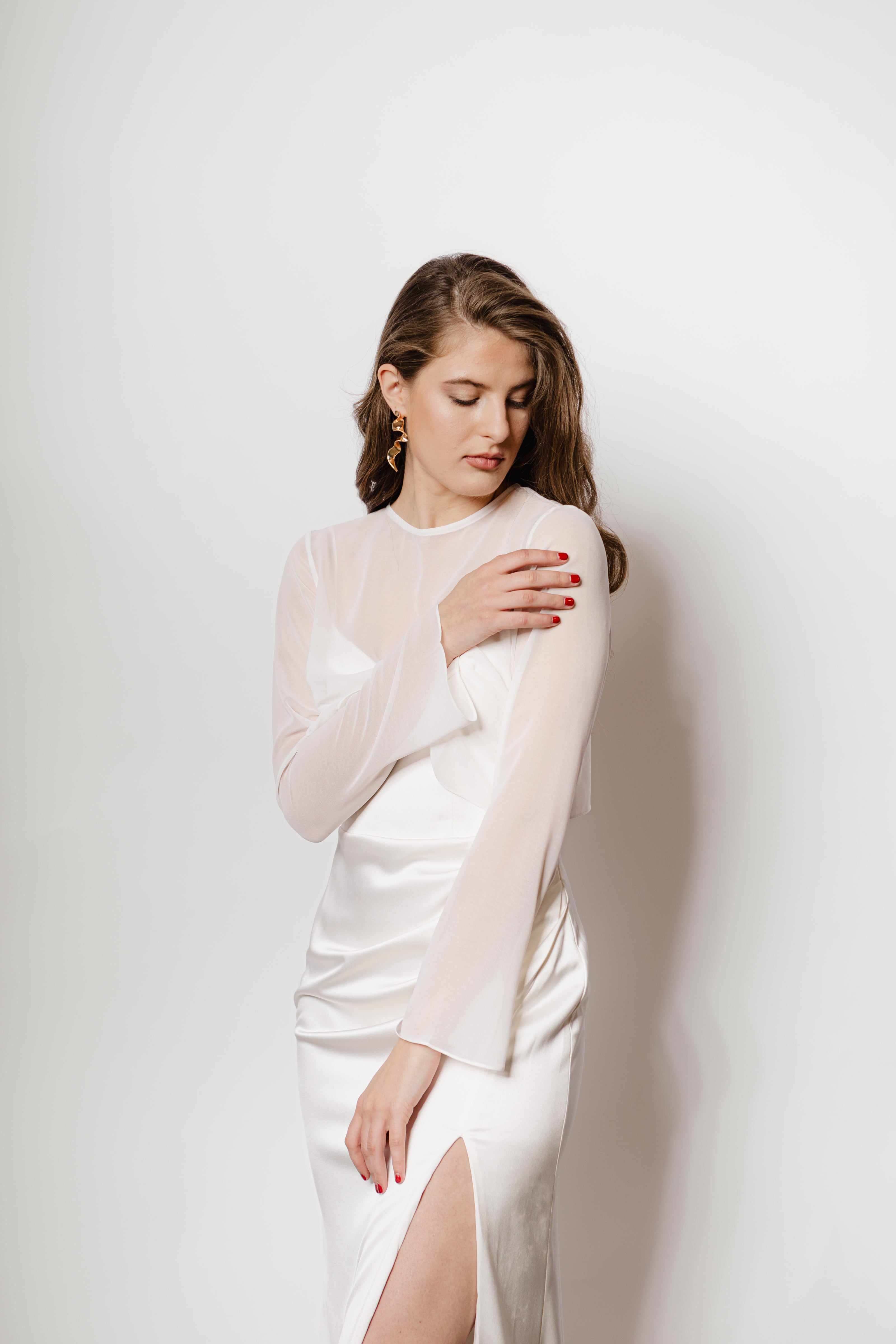 Brautbluse von Chiffon Bridal topper Hamburg
