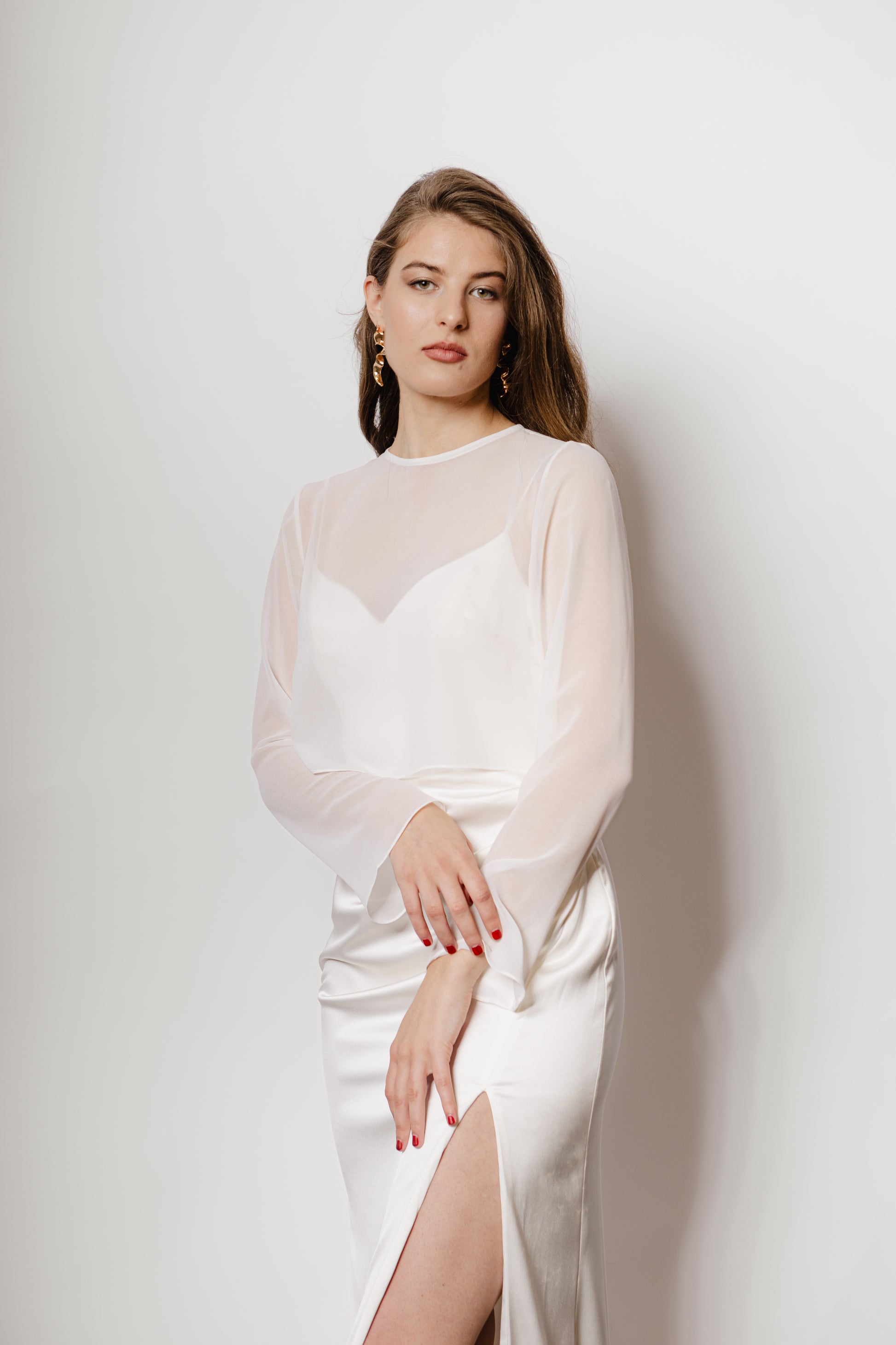 Brautbluse von Chiffon Bridal topper Hamburg