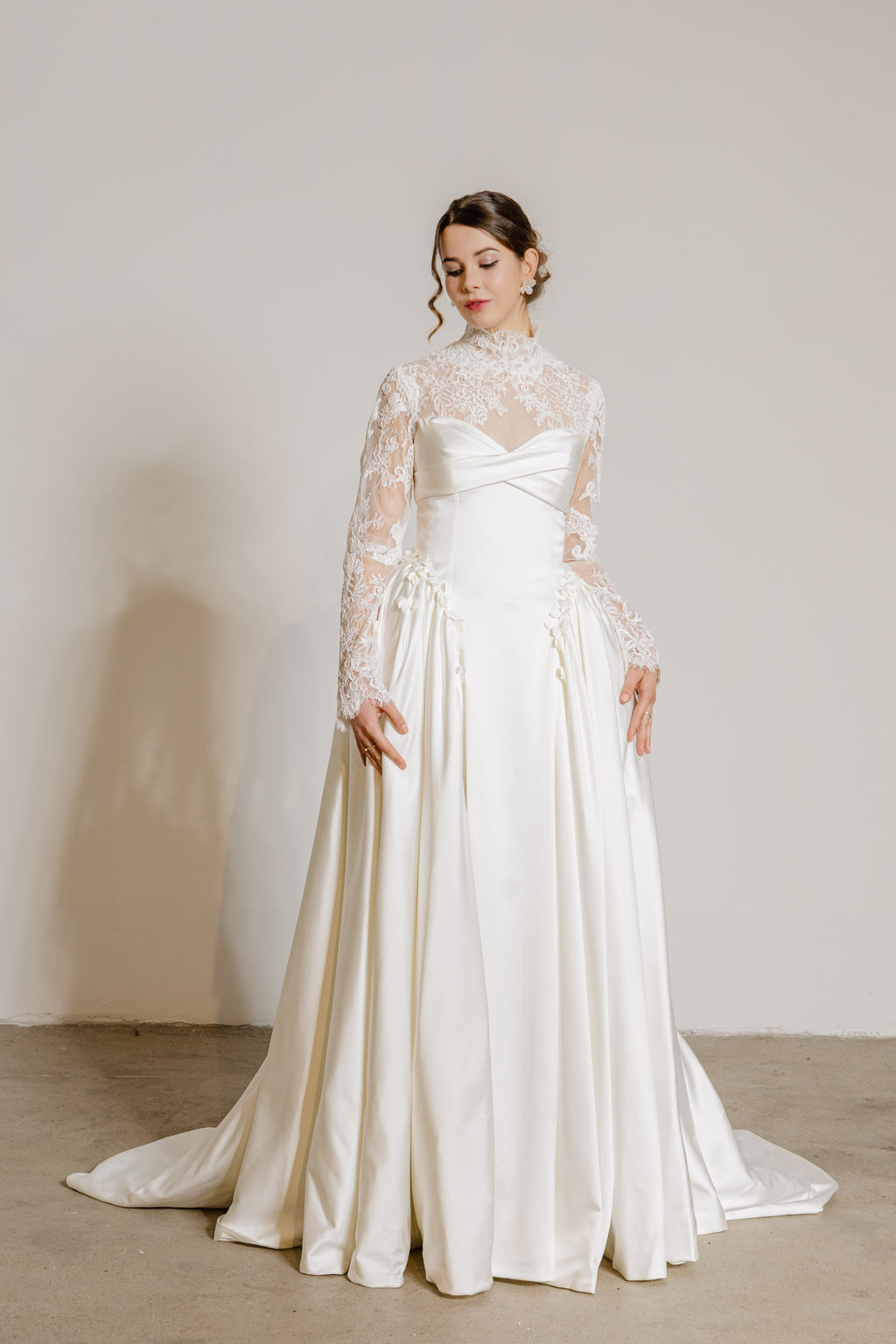 Bridal topper - Organza