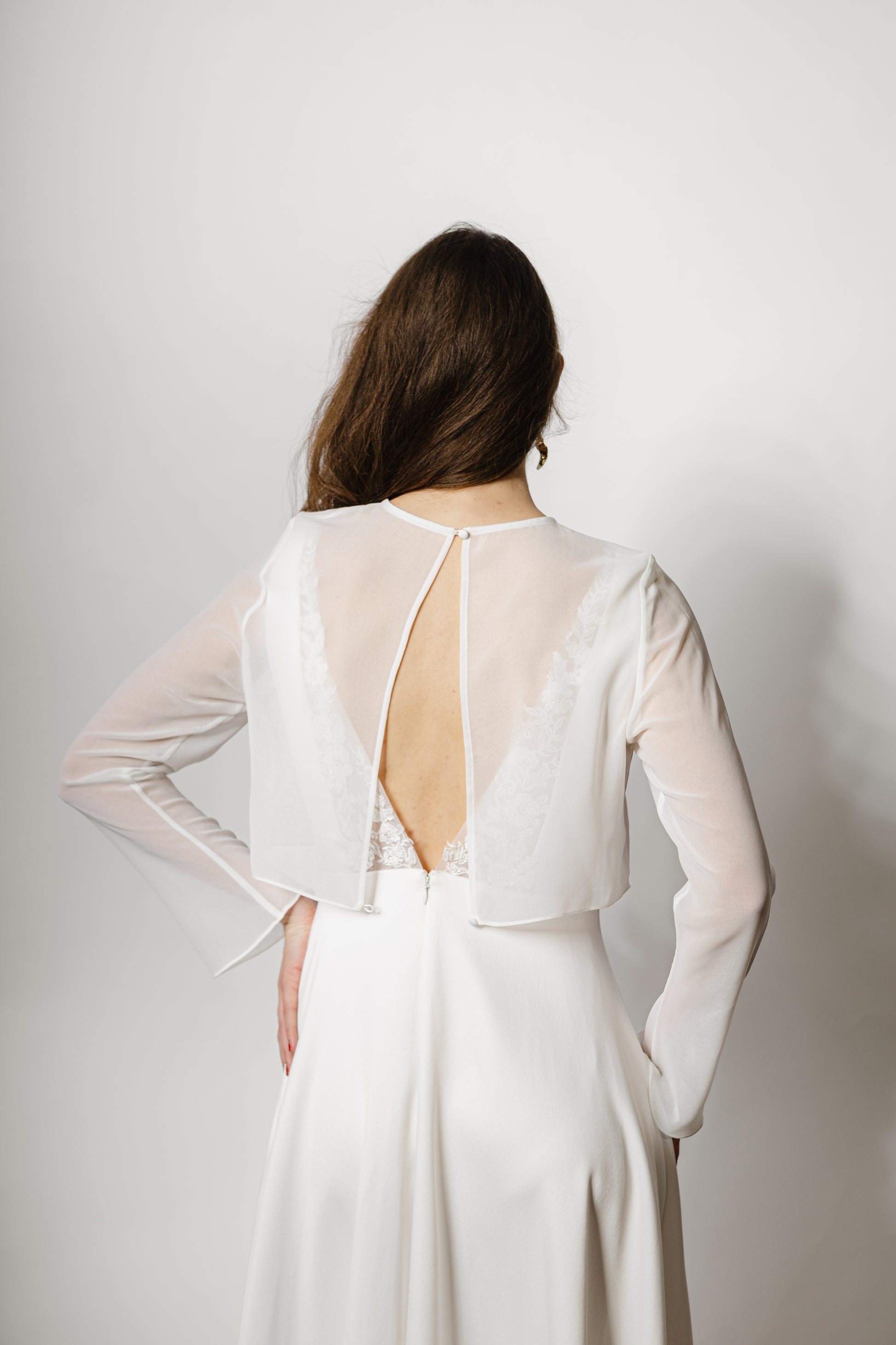 Braut Bluse - Chiffon