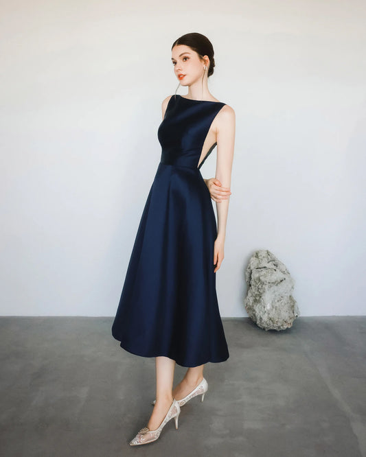 Ana Evening Dress - Blue