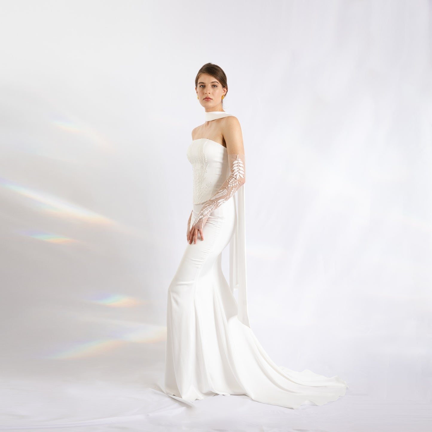 Audrey Mermaid - Zweiteiler Brautkleid | Standesamtkleid