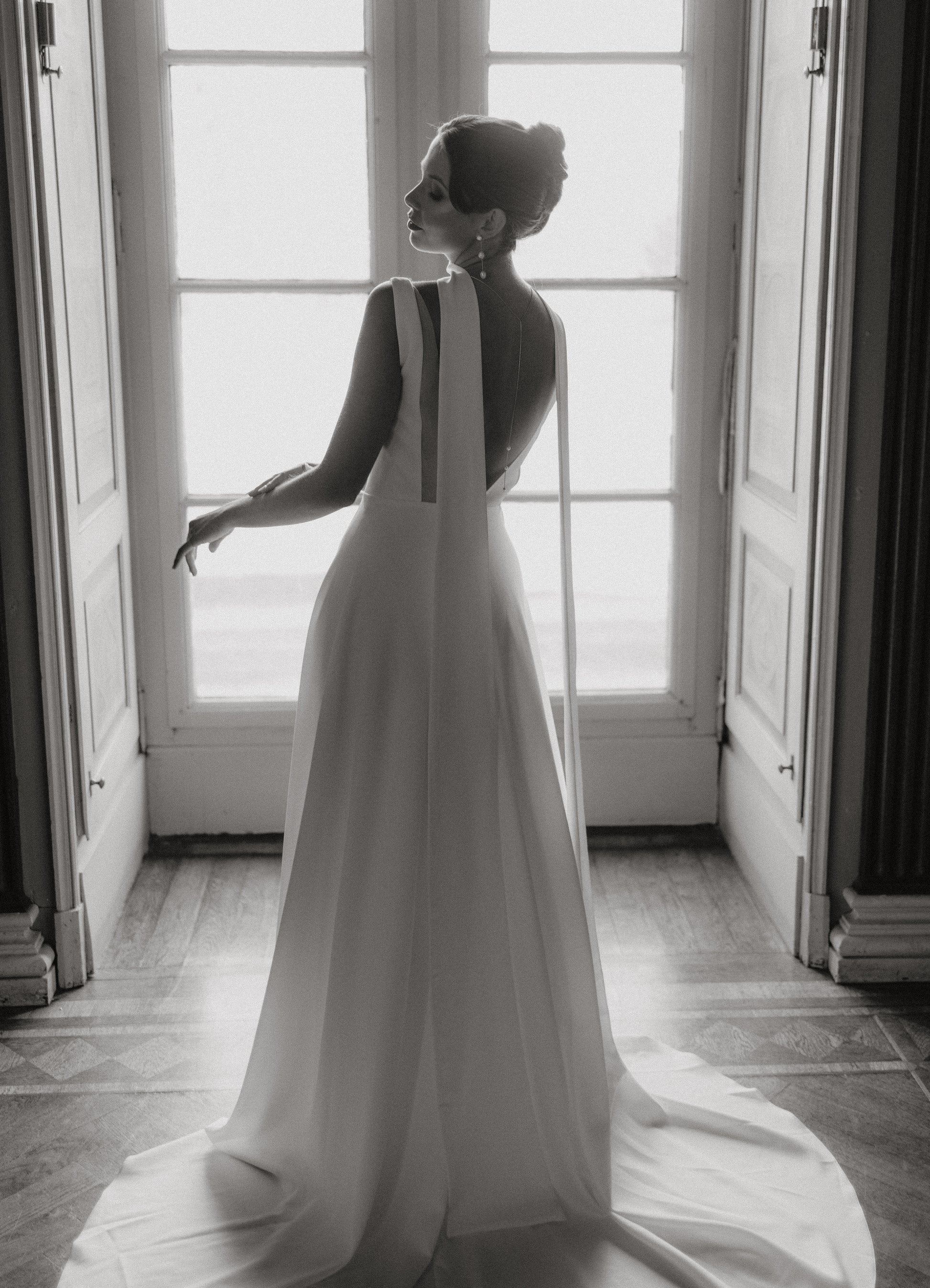 Brautschal Satin