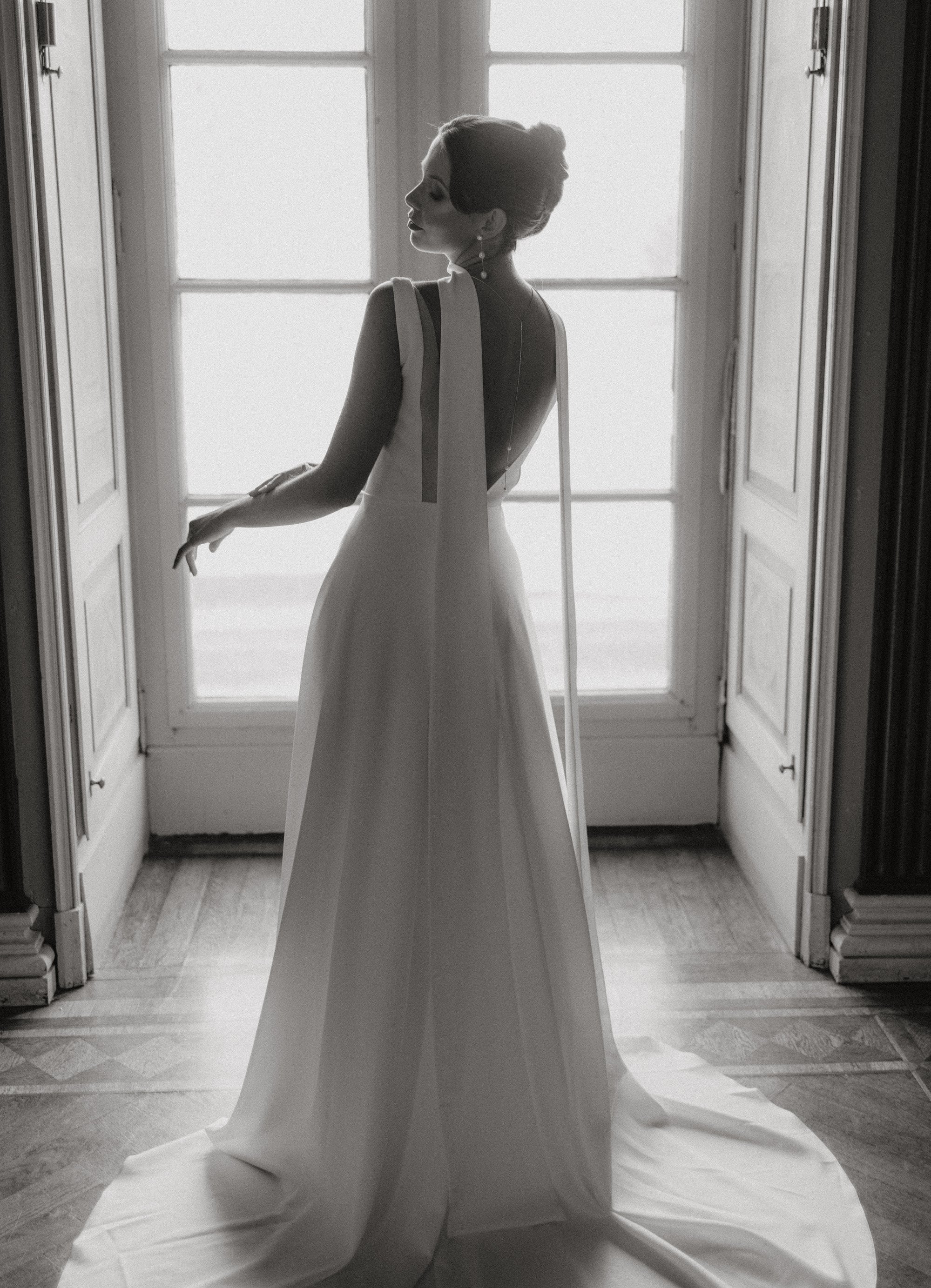 Brautschal Satin