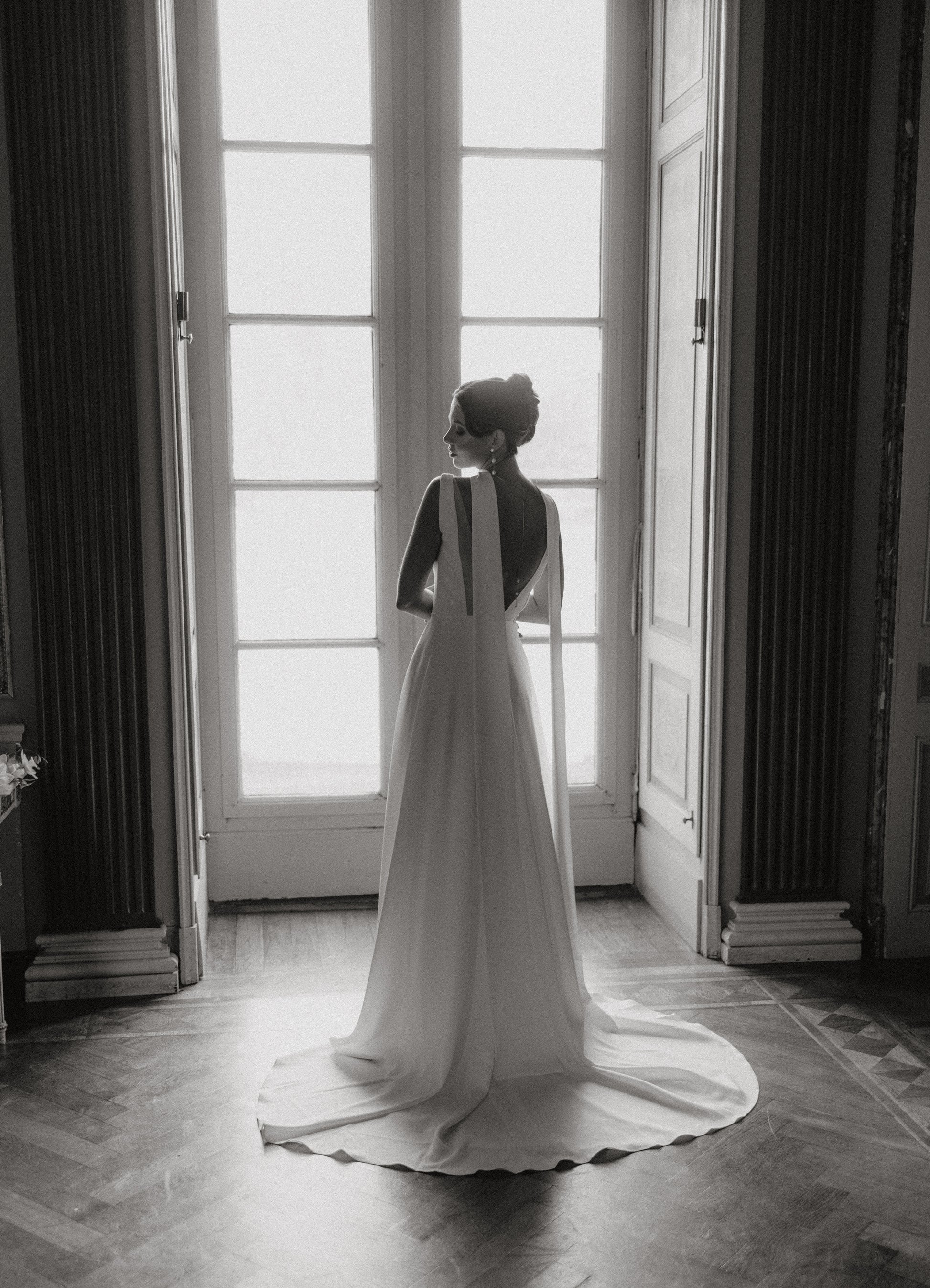 Brautschal Satin